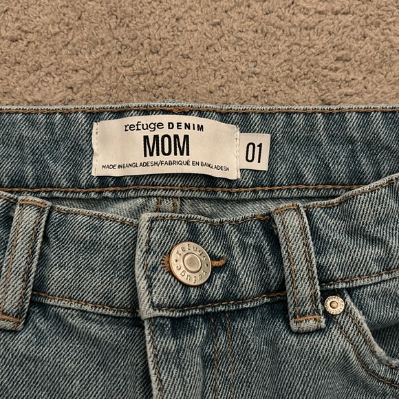 Urban planet ripped light blue jeans shorts size 01. - Picture 3 of 3